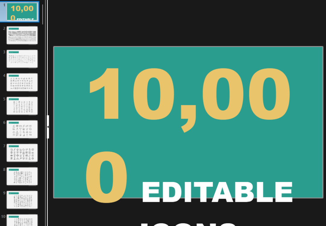 10,000+ Editable Icons